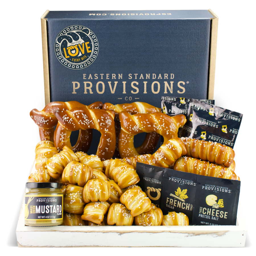 Soft Pretzels, Salts & Sauces Variety Box - ESPCO V4